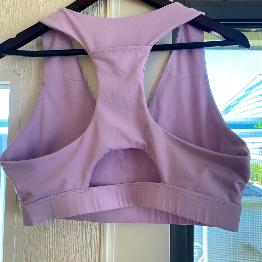 Matching Fabletics Yoga Workout Set - Lavendar - like new